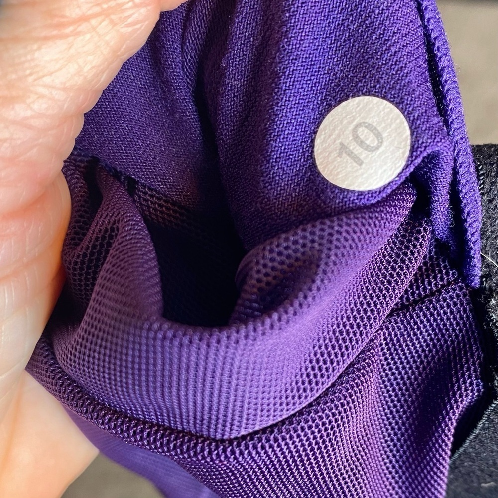 LULULEMON Scoop Neck Tank Top Purple Racerback Yoga Yogi Activewear Size 10 - Picture 10 of 10